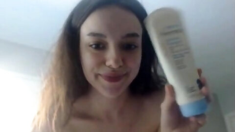 Horny Amateur Web Cam Teen Girl Takes A Toy Deep Inside