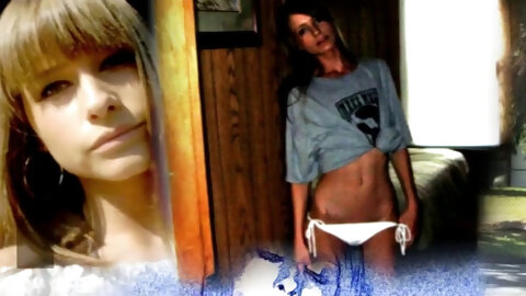 Cute Skinny Euro Tweaker Fan Makes Video For Hot Aussie Camg