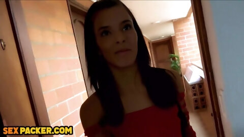 Super Hot Skinny College Bitch Eager For Facial Cumshot Dripping