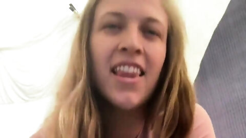 Kori Stunning Skinny Amateur Blonde Girl Outdoor Posing